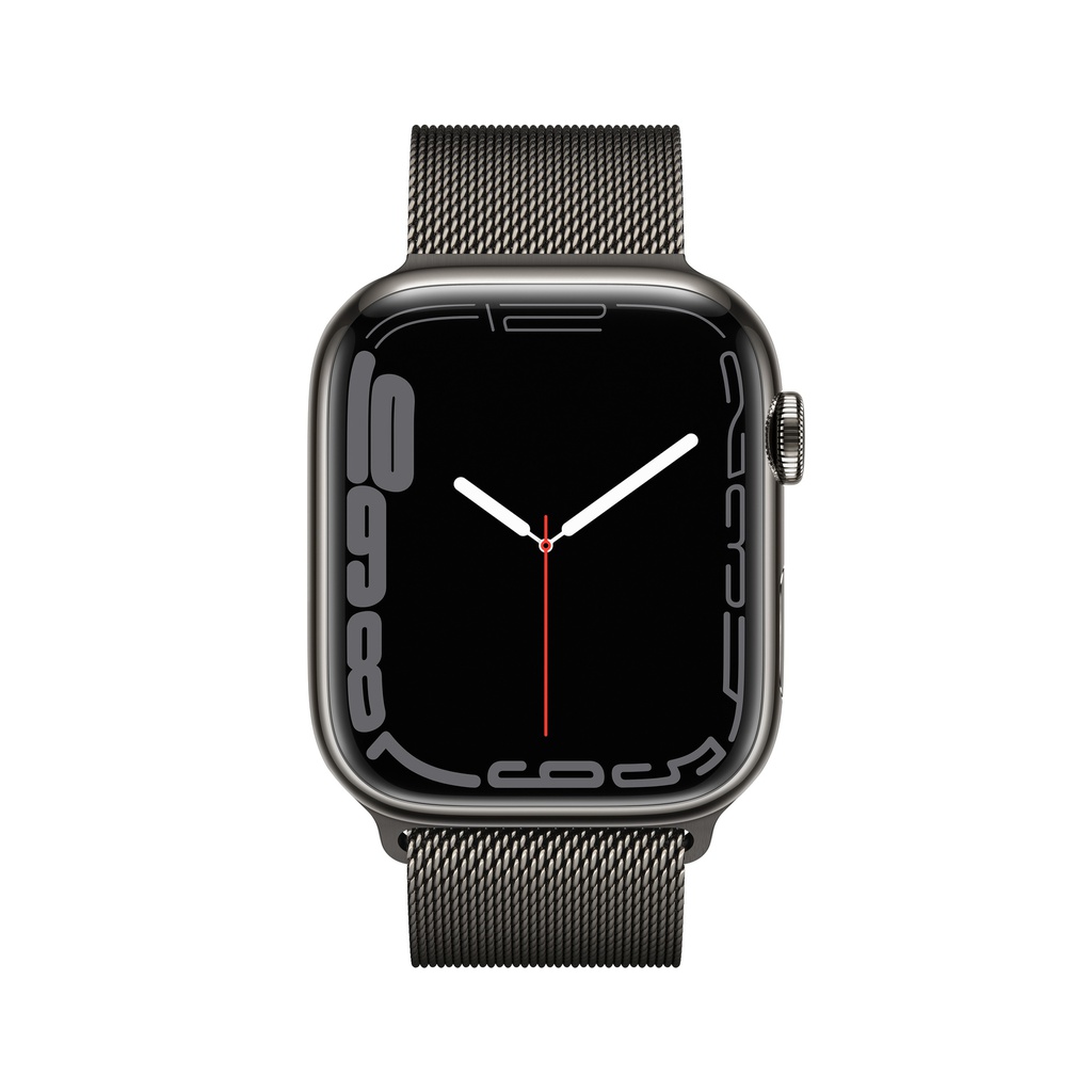 Apple Watch Series 7 Graphite Stainless Steel Case (45mm, Graphite